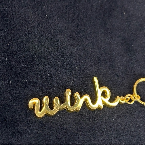 GOLD WINK KEYCHAIN FUN FLIRTY GIFT - Picture 7 of 8